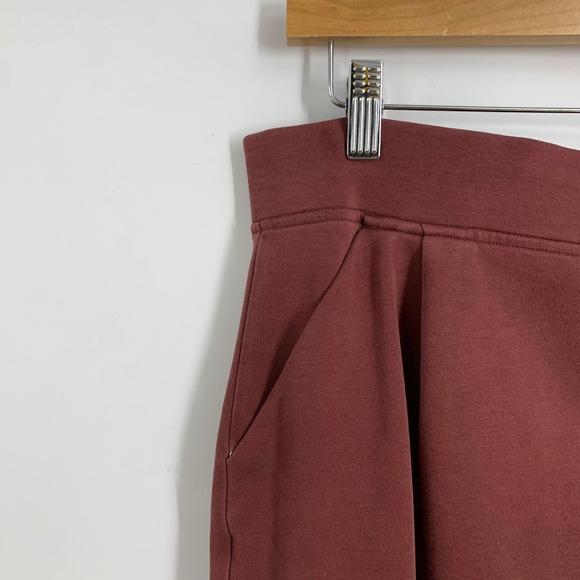 Patagonia Womens A Line Skirt Pockets Maroon Burgundy Casual Mini Skater - Picture 3 of 14